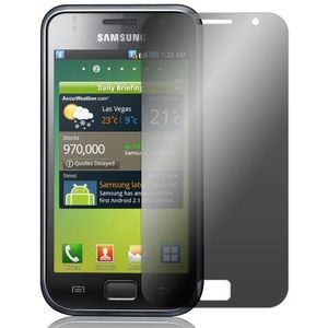 Slabo Privacy film Samsung Galaxy S I9000|Galaxy S Plus i9001 privacy screen protector ""View Protection|privacy screen "" Made in Germany - zwart