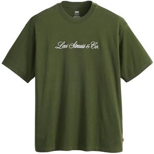 Levi's Heren Vintage Fit Graphic Tee T-shirt, Bri Levis Script Kom, S