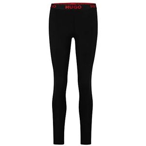 HUGO Sporty Logo Loungewear Leggings voor dames, zwart 1, XXL