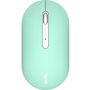 apm Colors Draadloze muis, stil, Bluetooth-modus of 2,4 GHz ontvanger, 3 toetsen, draagbaar, batterij inbegrepen, compatibel met pc/telefoon/tablet/Windows/MacOS/iPadOS/Android/chroom, groen, 571175