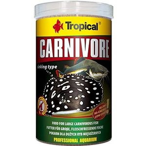 Tropical Carnivore - voer voor grote, vleesetende vissen (roken, roofwelse), per stuk verpakt (1 x 1 l)