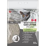 Flamingo kattenbakvulling - premium uit Canada - 12 KG voor 10 WEKEN - Limoen aroma - Super absorberend - Ook voor Kittens