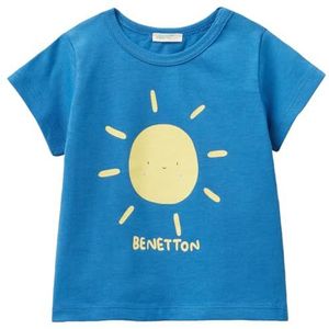United Colors of Benetton T-shirt, Blauw, 56 cm