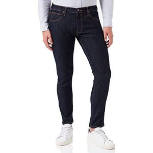 Lee Luke herenjeans broek denim blauw slim taps toelopende pasvorm mannen jeansbroek katoen stretch W30 - W38: Maat: W33 / L30: Kleurvariant:Spoelblauw