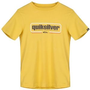 Quiksilver T-shirt met korte mouwen EV Box Shaped SS geel 16