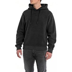 Replay Heren hoodie regular fit, 098 Black, L