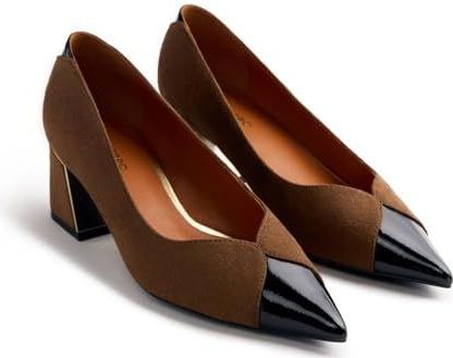 Gioseppo - Corcoran - Hakken - Gewatteerde Zool - Suède-effect - Gouden Blokhak