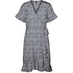 VERO MODA Damesjurk, Ombre Blue/Aop: mini Henna Vic, L