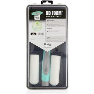 Axus Décor AXU/RKW4 Verfrolset, wit, 4 inch, set van 4 stuks
