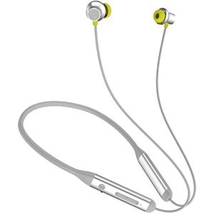 boAt Rockerz 330ANC Bluetooth in-ear nekband met microfoon, Crystal Bionic Sound Powered by Dirac Opteo, actieve ruisonderdrukking, 13 mm drivers, ASAP Charge, 24 uur afspelen en ENx Tech (Funky Grey)