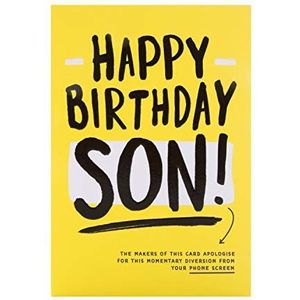 Hallmark Verjaardagskaart voor zoon - Hedendaagse Humor Design