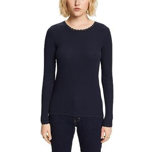 ESPRIT T-shirt voor dames, 400/marineblauw, M