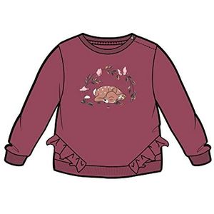 Steiff Baby meisjes Enchanted Forest sweatshirt, kastanjebruin, 62 cm