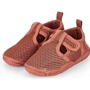 Sterntaler Badschoenen, effen, babywaterschoenen, sneldrogend, uniseks, zwemschoenen van luchtig mesh met klittenbandsluiting, comfortabele strandslippers, Lichtbruin, 25/26 EU
