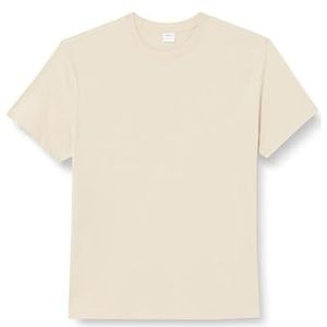Dagi Beige Knitted Regular Supreme T-shirt met korte mouwen, ronde hals, beige, 2XL, beige, XXL