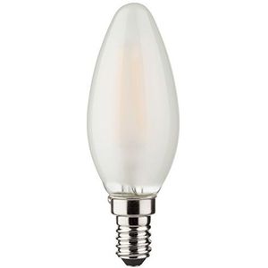 MÜLLER-LICHT Retro LED lamp kaarsvorm vervangt 40 W glas E14, 4,5 W, wit 1er Set