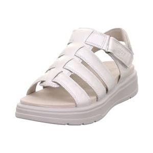 Legero Sunwalker Platte damessandalen, Metallic Silver Overige 9250, 36 EU