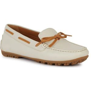 Geox Dames D Kosmopolis + Grip Moccasin, LT Sand/Camel, 36 EU, Lt Sand Camel, 36 EU