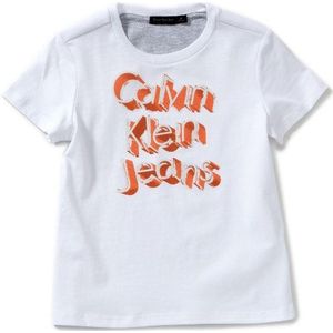 Calvin Klein Jeans Baby - Jongens hemd CBP235 JJVK6, wit (001), 98 cm