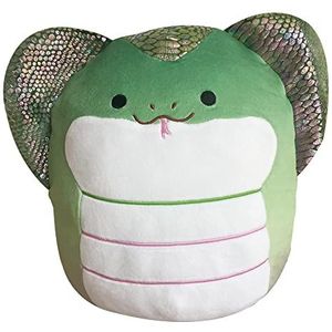 Squishmallows SQUIF36SN S by KellyToy Cobra Snake Khaled, 30,5 cm, gelimiteerde editie december 2021,36 cm,50 hojas