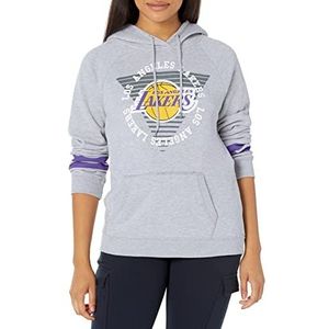 Ultra Game NBA Womens zachte fleece trui hoodie sweatshirt met varsity streep