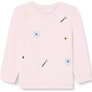 NAME IT Nbfhillia Light Ls Sweatshirt voor baby's, meisjes, roze, 74 cm