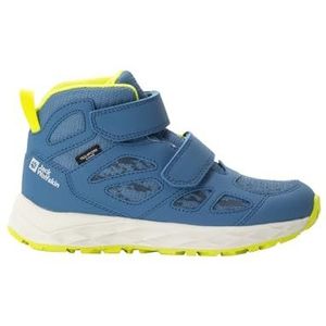 Jack Wolfskin Woodland 2 Texapore Mid Vc K Wandelschoen voor kinderen, uniseks, Elemental Blue, 30 EU