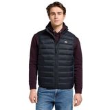 Lee - STAND COLLAR PUFFER - Vest - Zwart