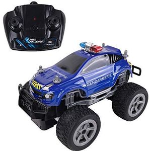 TURBO CHALLENGE - SUV - Gendarmerie - 099200 - Afstandsbestuurbare auto - Blauw - 1/20 - Batterijen niet inbegrepen - Plastic - Kinder speelgoed - Cadeau - Vanaf 6 jaar