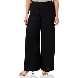 Bonamaison TRLSC101487 Casual broek voor dames, zwart, XL, Zwart, 40