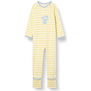 Sanetta Baby-jongens overall geel pyjama voor kleine kinderen, limoen, 50 cm