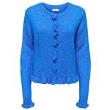 JDY - Vest - O-hals - Lange Mouwen - Knit Fit - Ruches