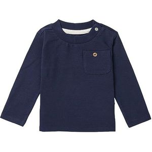Noppies Baby Baby-jongens T-shirt Towson T-shirt met lange mouwen, Black Iris - P554, 50 cm