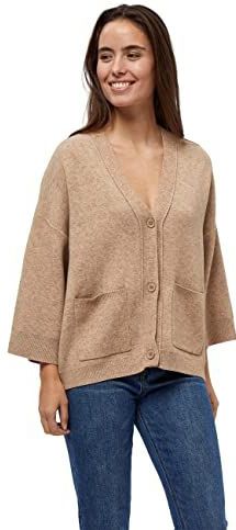 Peppercorn Gebreid vest 'Rosalia'  sand