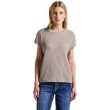 Street One - Gestructureerd Shirt - Beige - Dames