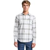 Lee - Clean Western - Overhemd - Groen-Witte Ruit - Katoenen Popeline, Lange Mouwen