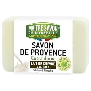 Maître Savon de Marseille – Goat's Milk Soap 100g | 100% Vegetable Oils | Gentle & Nourishing | Lightly Scented Provence Soap