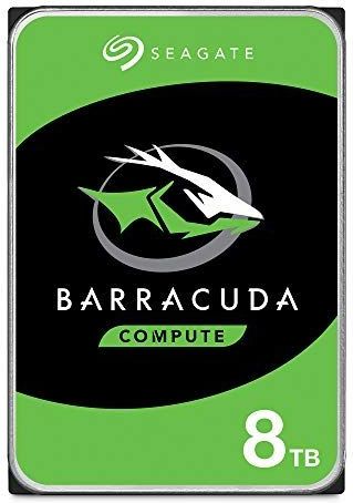 Seagate Barracuda ST8000DM004 interne harde schijf 8 TB 5400 RPM 256 MB 3.5" SATA III