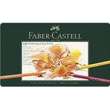 Faber-Castell 110011 Polychromos Kleurpotloden, voor Kunstenaars, Metalen Etui, 120 Stuks Verpakking