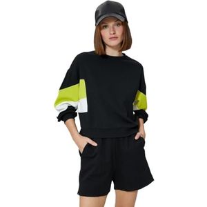 Koton Relaxfit sweatshirt voor dames met riempje, zwart (999), S
