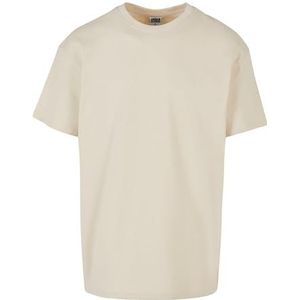 Urban Klassieks Heren T-shirt zwaar oversized T-shirt met extra ruime schouders Wit sand XS