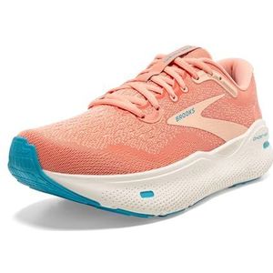 BROOKS Ghost Max Damessneakers, 40,5 EU, Papaya Apricot Blue, 40.5 EU