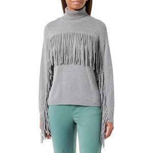 Replay Dames coltrui met franjes, M06 Medium Grey Melange, L