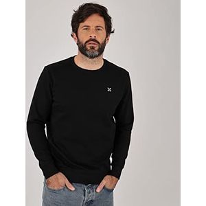 OXBOW P0SOUET Sweatshirt met ronde hals, zwart