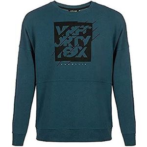 Valentino Rossi Vr46 Lifestyle Sweatshirt voor heren, blauw/groen, XS