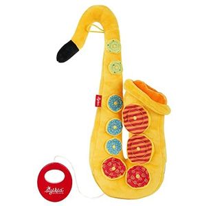SIGIKID 42775 Muziekdoos Saxofoon Play & Cool Meisjes en Jongens Babyspeelgoed Aanbevolen vanaf de geboorte geel/meerkleurig