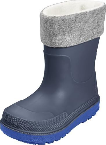 Playshoes - Gevoerde Rubberlaarzen - Marine - TPE - Waterdicht