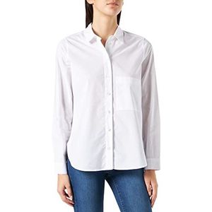 Seidensticker - Blouse - Wit - 100% Katoen - Regular Fit