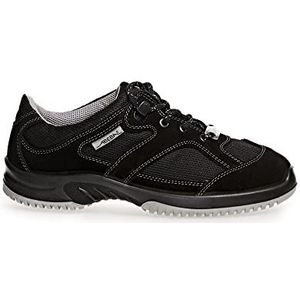 ABEBA 36721-35 ESD professionele schoenen UNI6 - lage schoen - velours met ademend textiel - klimaatklasse 1 - maat: 35 - kleur: zwart