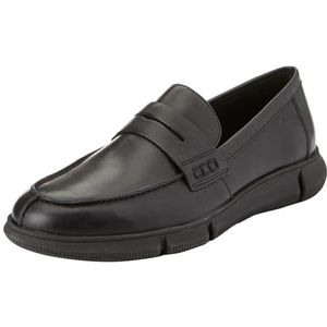 Geox Heren U ADACTER F C Loafer, zwart, 46 EU, zwart, 46 EU